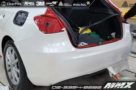 전체랩핑 벤츠 A220 해치백 화이트 펄 시공 / 성동구 용답동