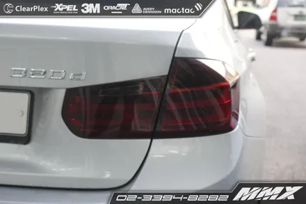 BMW 320d 에이버리 카본 실내랩핑 작업과 라이트필름 작업 / 성동구 용답동