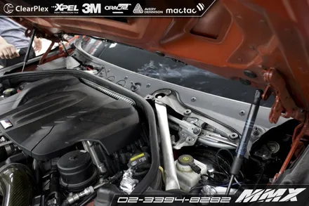 BMW M6 코팅이 벗겨지지 않는 유리보호필름 클리어플렉스 시공 / 성동구 용답동