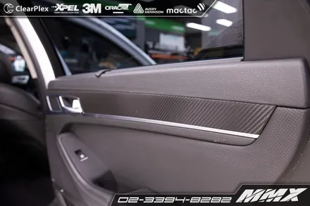 제네시스 G330 실내랩핑 우드죽이기 장안동랩핑 MMX / 성동구 용답동