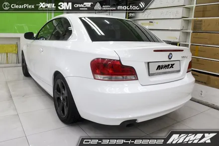 BMW 120d 사고 후 랩핑 재시공 / 성동구 용답동