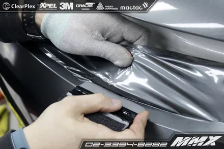 AMG GT R 전체랩핑 : 유광 그레이 메탈릭 / 성동구 용답동