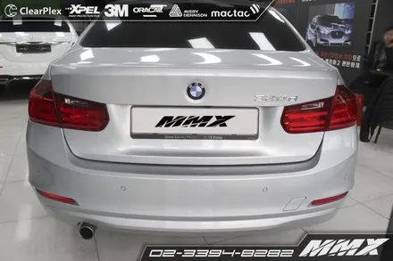 BMW 320d 에이버리 카본 실내랩핑 작업과 라이트필름 작업 / 성동구 용답동