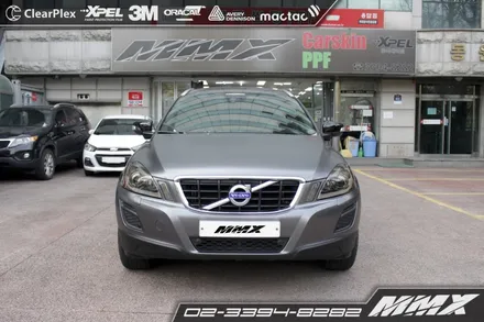 볼보 XC60 전체랩핑 : 3M1080 사틴다크그레이 / 성동구 용답동