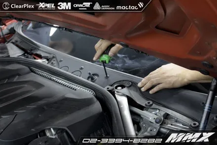 BMW M6 코팅이 벗겨지지 않는 유리보호필름 클리어플렉스 시공 / 성동구 용답동