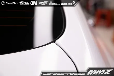 제네시스 G80 전체랩핑 에이버리데니슨 GLOSS WHITE / 성동구 용답동