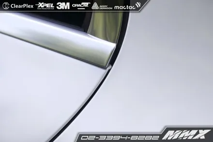 벤츠 C220d  전체랩핑 화이트 / 성동구 용답동