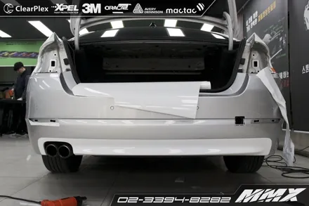 부분랩핑 BMW520d 앞뒤범퍼 랩핑 / 성동구 용답동