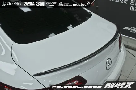 벤츠 E220d 전체랩핑 에이버리슈프림 사틴블랙! / 성동구 용답동