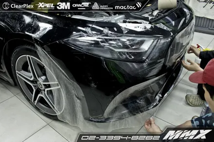 벤츠 CLS300d PPF시공 스톤칩보호와 생활기스보호 PPF 본넷/범퍼/생활보호패키지 / 성동구 용답동