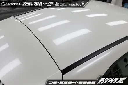전체랩핑 벤츠 A220 해치백 화이트 펄 시공 / 성동구 용답동