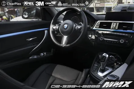 BMW GT 실내랩핑 티타늄브러쉬, 무광 블루메탈릭 새로운 느낌 / 성동구 용답동