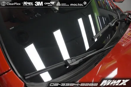BMW M6 코팅이 벗겨지지 않는 유리보호필름 클리어플렉스 시공 / 성동구 용답동