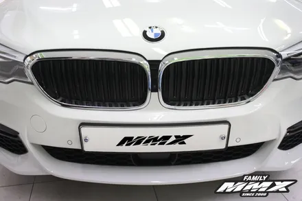 BMW 520d 신차 출고와 동시에 하기 좋은 경미한 튜닝 모음~ [그릴랩핑][루프스킨][라이트필름][PPF][MMX] / 성동구 용답동