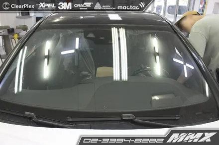 벤츠 S450 뒷자리 중심의 열차단 썬팅 버텍스, 라티튜드 / 성동구 용답동