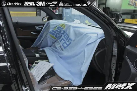 GLC300d 브이쿨K 전면 28% 측후면 14% 반사필름 썬팅 / 성동구 용답동