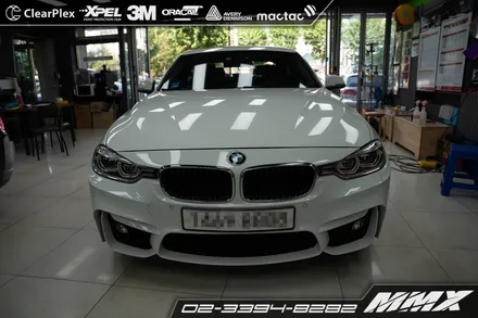BMW 3시리즈 전체랩핑 MMX 에이버리데니슨 메탈릭블랙 / 성동구 용답동