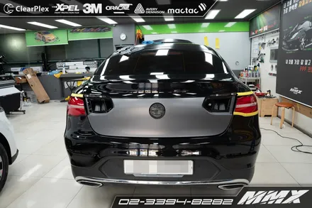 벤츠 GLC 전체랩핑 사틴다크그레이 에이버리데니슨 MMX / 성동구 용답동