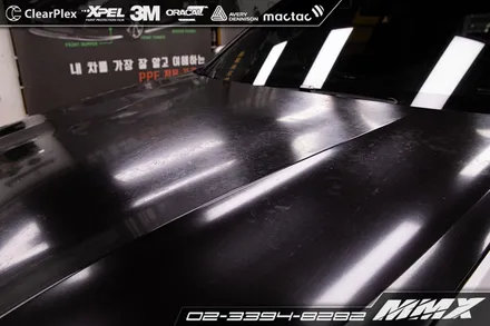 BMW X5 전체랩핑 3M 사틴다크그레이 MMX / 성동구 용답동