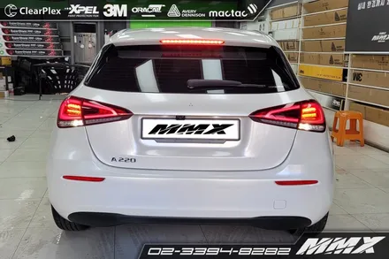 전체랩핑 벤츠 A220 해치백 화이트 펄 시공 / 성동구 용답동