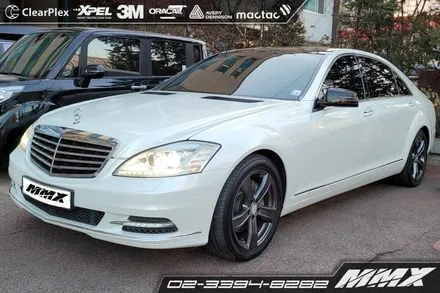 벤츠 S500 랩핑제거 및 재시공 / 성동구 용답동