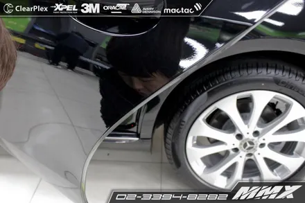 벤츠 E220d 거울이 되버린 유리창 브이쿨 K의 매력! / 성동구 용답동