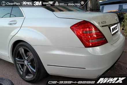 벤츠 S500 랩핑제거 및 재시공 / 성동구 용답동