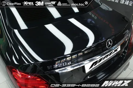 벤츠 E220d 전체랩핑제거 작업! / 성동구 용답동