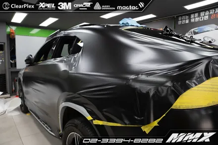 벤츠 GLE 사틴블랙 전체랩핑 MMX / 성동구 용답동