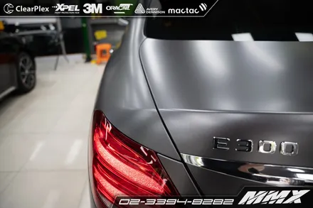 벤츠 E300 3M 사틴다크그레이 전체랩핑 / 성동구 용답동