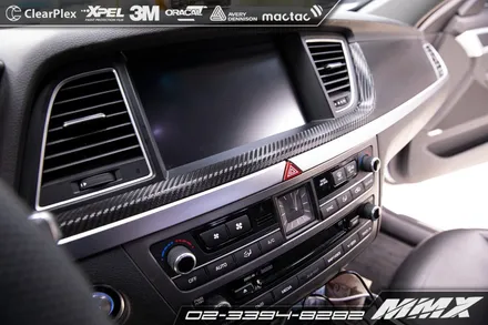 제네시스 G330 실내랩핑 우드죽이기 장안동랩핑 MMX / 성동구 용답동