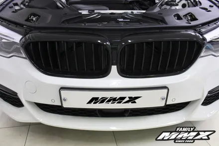 BMW 520d 신차 출고와 동시에 하기 좋은 경미한 튜닝 모음~ [그릴랩핑][루프스킨][라이트필름][PPF][MMX] / 성동구 용답동