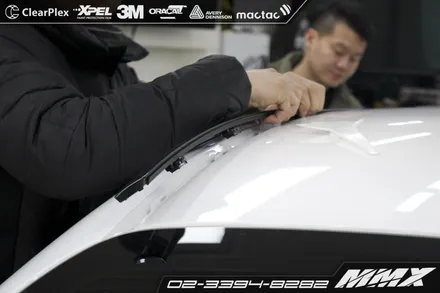벤츠 E200 루프랩핑 / 성동구 용답동