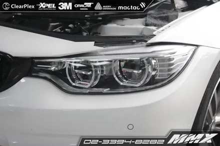 BMW 428i 컨버터블 라이트필름시공으로 이목구비가 더 뚜렷해졌어요 / 성동구 용답동
