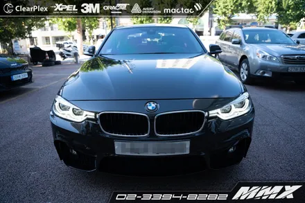 BMW 3시리즈 전체랩핑 MMX 에이버리데니슨 메탈릭블랙 / 성동구 용답동