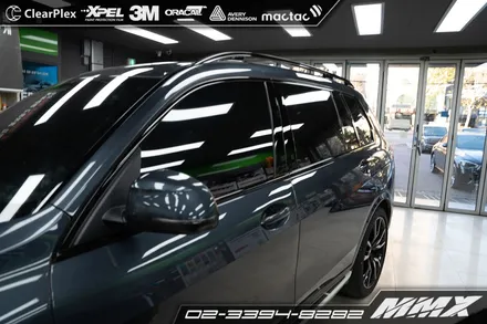 BMW X7 크롬죽이기 3M 2080 유광블랙 MMX / 성동구 용답동