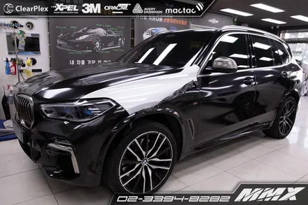 BMW X5 전체랩핑 3M 사틴다크그레이 MMX / 성동구 용답동