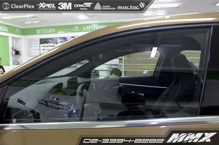 A45 AMG 캐년 베이지 컬러 루마 버텍스 썬팅 / 성동구 용답동