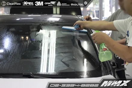 벤츠 S450 뒷자리 중심의 열차단 썬팅 버텍스, 라티튜드 / 성동구 용답동