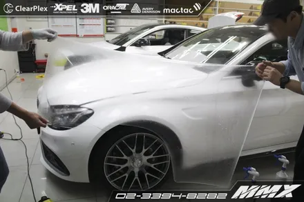 C63 AMG 본넷/범퍼/휀다 생활보호패키지 PPF시공 / 성동구 용답동