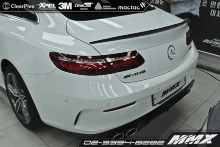 벤츠 E220d 전체랩핑 에이버리슈프림 사틴블랙! / 성동구 용답동