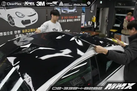 벤츠 CLS450 파노라마효과의 루프스킨! / 성동구 용답동