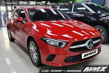 전체랩핑 벤츠 A220 해치백 화이트 펄 시공 / 성동구 용답동