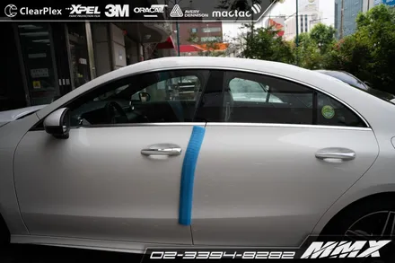 벤츠 CLA250 부분랩핑 크롬죽이기 / 성동구 용답동