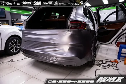 BMW X5 전체랩핑 3M 사틴다크그레이 MMX / 성동구 용답동