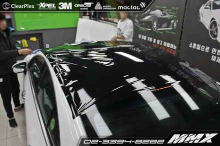 벤츠 CLS450 파노라마효과의 루프스킨! / 성동구 용답동