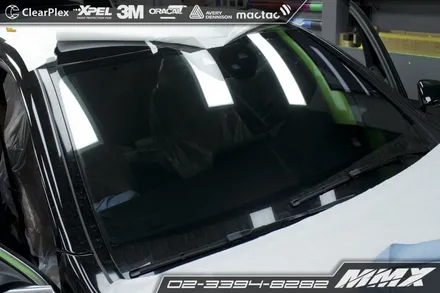 GLC300d 브이쿨K 전면 28% 측후면 14% 반사필름 썬팅 / 성동구 용답동