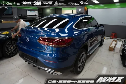 벤츠 GLC 전체랩핑 AVERY GLOSSWHITE MMX / 성동구 용답동