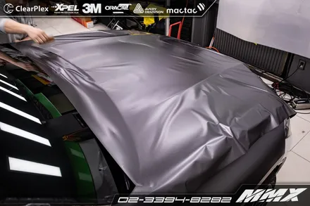 BMW X5 전체랩핑 3M 사틴다크그레이 MMX / 성동구 용답동