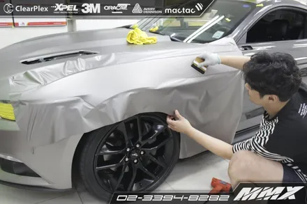 포드 머스탱GT 3M1080 전체랩핑 + 데칼 + 라이트필름 / 성동구 용답동